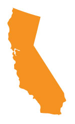 california outline map