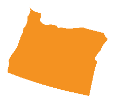 map of oregon